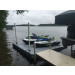 Floating Pontoon Post Cube installation